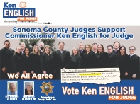 Ken English for Judge Postcard