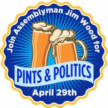 Wood Pints & Politics Logo
